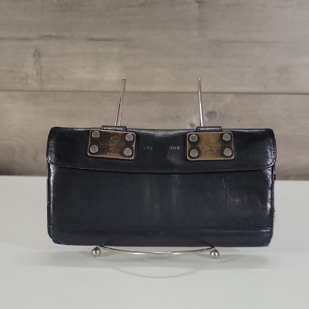 Rag & Bones Black Leather Wallet